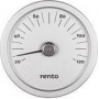  Termo och hygrometer   Rento bastutermometer i Aluminium Grafitgrå   